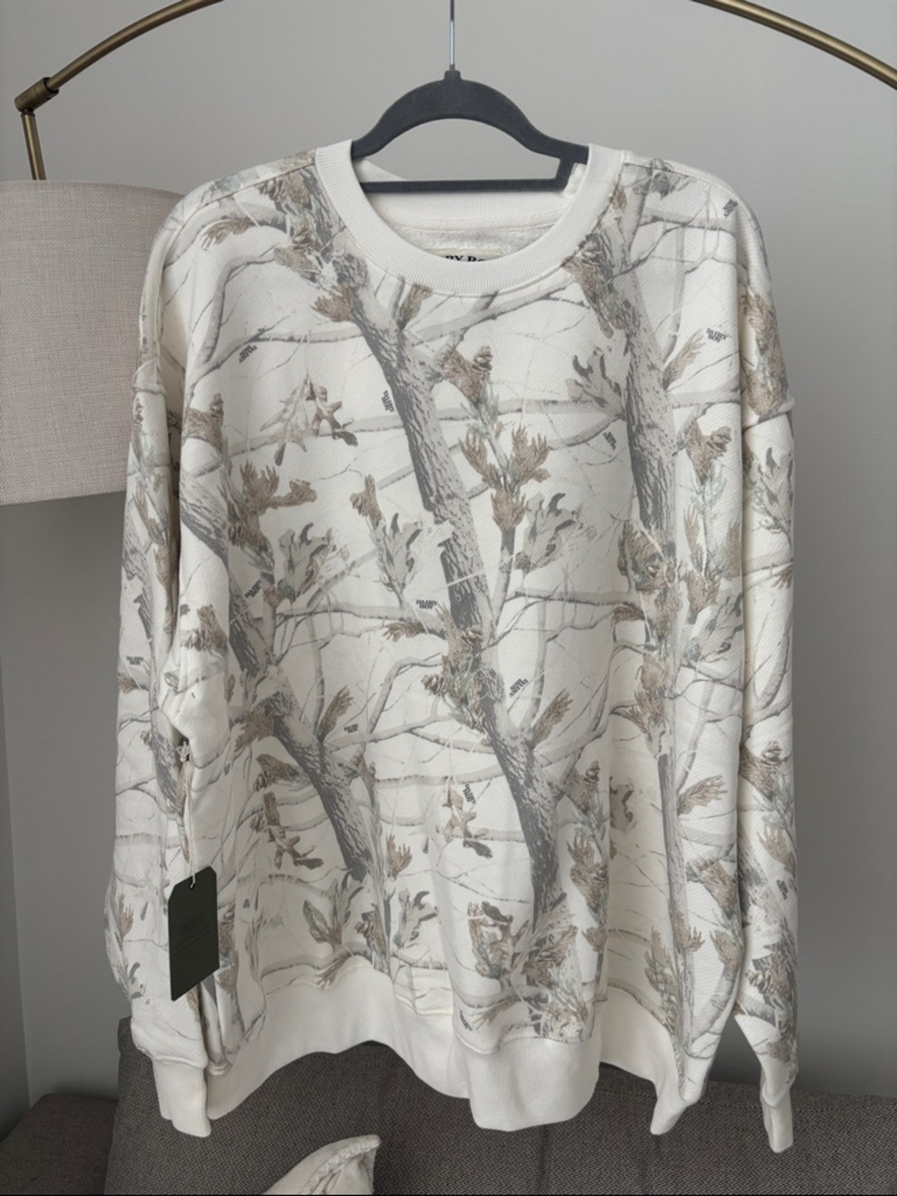 Dairy Boy Woodland Camo Crewneck